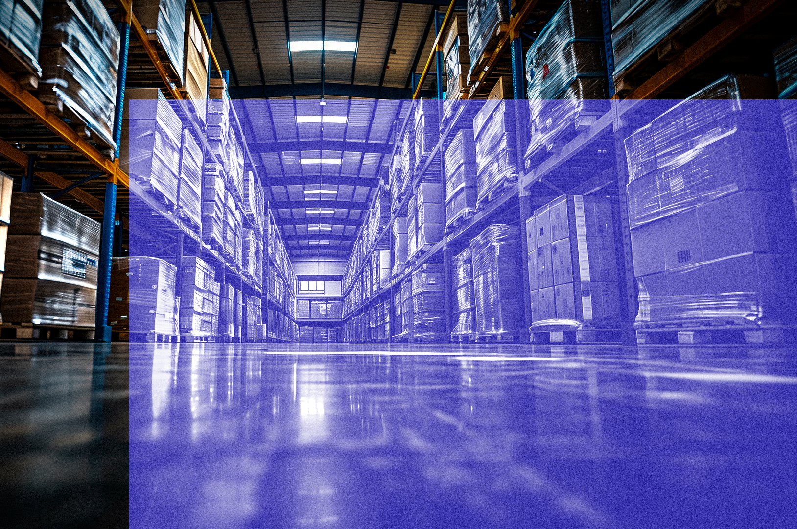 The warehouse from the inside